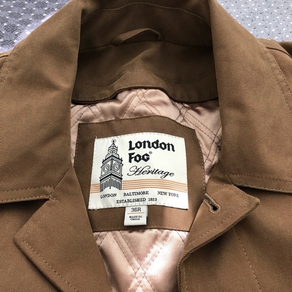 36R London Fog Trenchcoat - Picture 2 of 4
